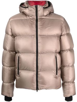 Herno hooded feather-down jacket - Neutrals