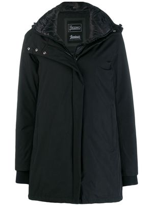 Herno hooded parka coat - Black