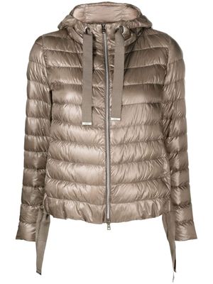 Herno hooded quilted jacket - Neutrals