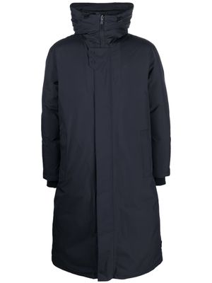 Herno hooded zip-up padded coat - Blue