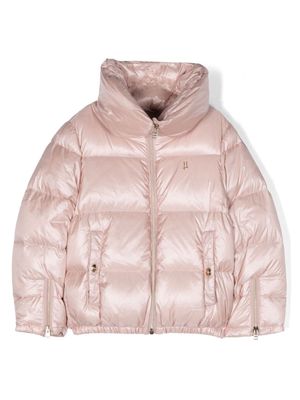 Herno Kids high-neck padded jacket - Pink
