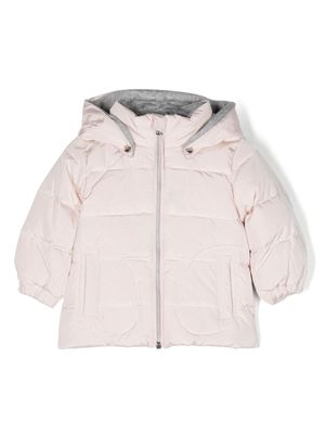 Herno Kids hooded down padded jacket - Pink