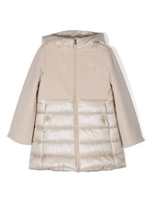 Herno Kids hooded padded jacket - Neutrals