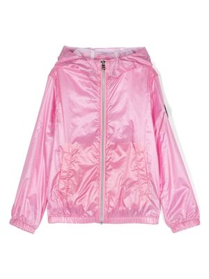 Herno Kids hooded rain jacket - Pink