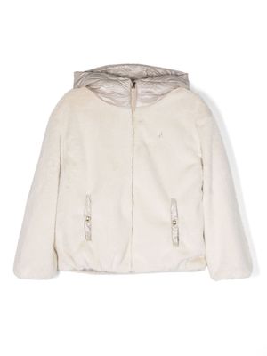Herno Kids padded hooded jacket - Neutrals