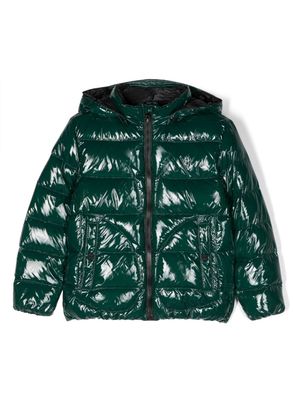 Herno Kids padded zip-up jacket - Green