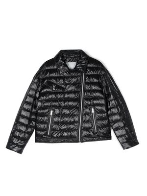 Herno Kids three-pocket quilted jacket - Black