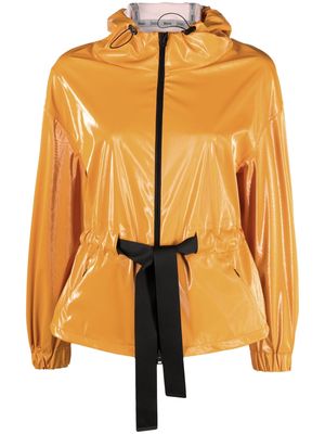 Herno Laminar hooded cape-jacket - Orange