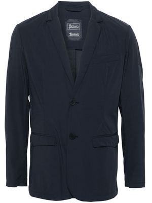 Herno Light Matt crepe blazer - Blue