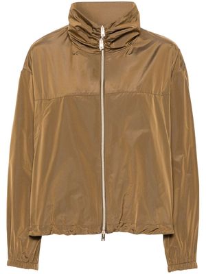 Herno lightweight zipped jacket - Brown