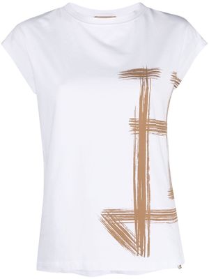 Herno logo-print sleeveless top - White