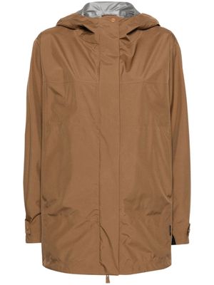 Herno long-sleeve hooded jacket - Brown