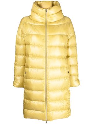Herno Matilde quilted coat - Yellow