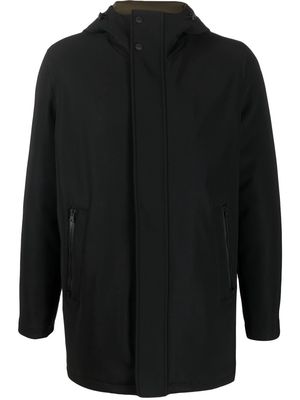 Herno Metropolitan hooded parka coat - Black