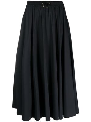 Herno mid-length flared skirt - Black