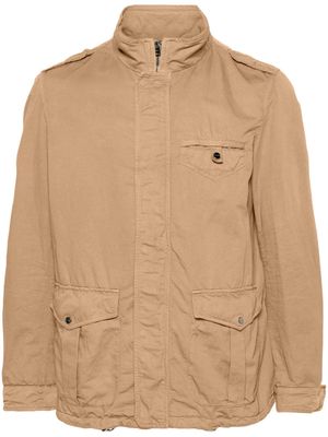 Herno mock-neck lightweight jacket - Neutrals