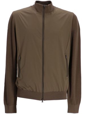 Herno panelled cotton jacket - Green