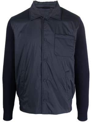 Herno panelled-design lightweight jacket - Blue