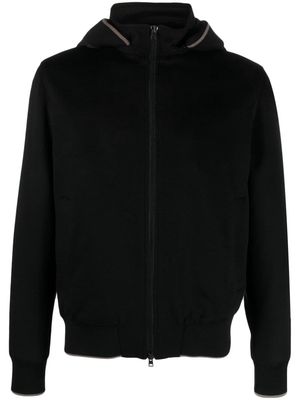 Herno panelled hooded down jacket - Black