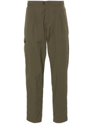 Herno pleat-detail lightweight trousers - Green