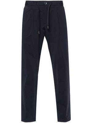 Herno pleat-detailing straight-leg trousers - Blue
