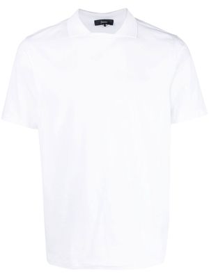 Herno polo collar short-sleeved T-shirt - White