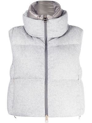 Herno quilted down gilet - Grey