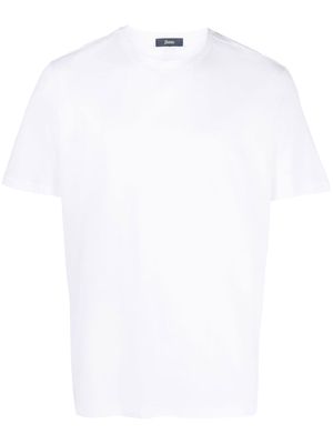Herno short-sleeve cotton T-shirt - White