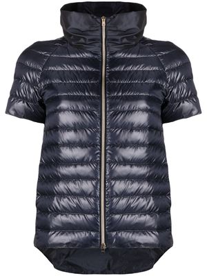 Herno short-sleeve quilted jacket - Blue