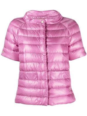 Herno short sleeved padded jacket - Pink