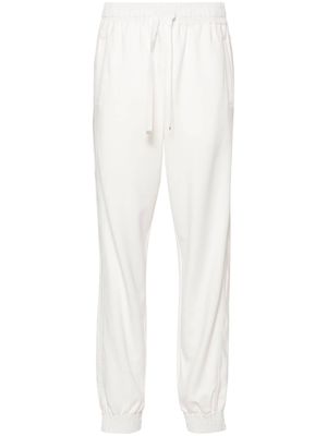 Herno side-stripes jersey track pants - White