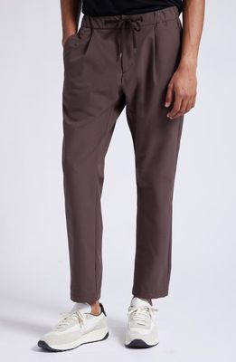Herno Technical Fabric Pants in Marrone Scuro