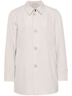 Herno twill trench coat - Neutrals