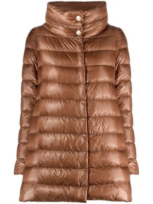 Herno Ultralight quilted coat - Brown