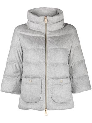 Herno zip-fastening padded jacket - Grey
