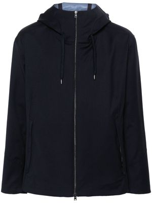 Herno zip-up virgin-wool jacket - Blue