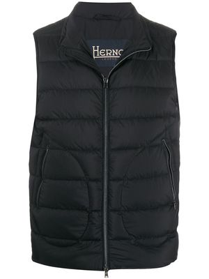 Herno zipped gilet jacket - Blue