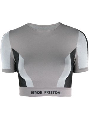 Heron Preston 3D Ribbing SS top - Black