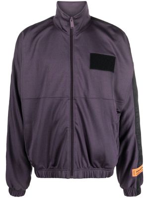 Heron Preston appliqué track jacket - Purple