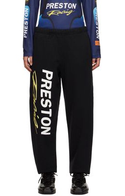 Heron Preston Black 'Preston Racing' Lounge Pants