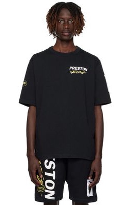 Heron Preston Black 'Preston Racing' T-Shirt