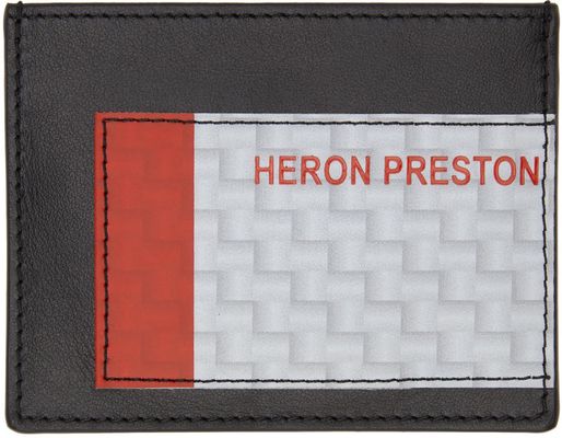 Heron Preston Black Tape Card Holder