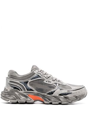 Heron Preston Block Stepper Worn Lea sneakers - Grey