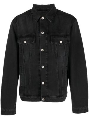 Heron Preston button-fastening denim jacket - Black