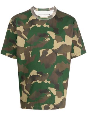 Heron Preston camouflage organic-cotton T-shirt - Green