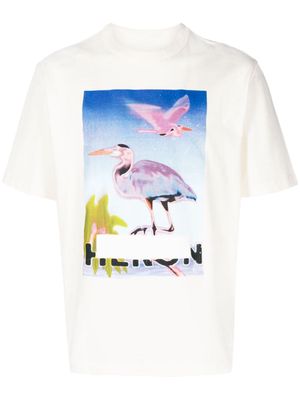 Heron Preston Censored Heron cotton T-shirt - Neutrals