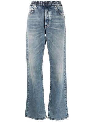 Heron Preston elasticated-waistband jeans - Blue