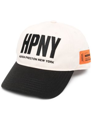 Heron Preston embroidered logo cap - Neutrals