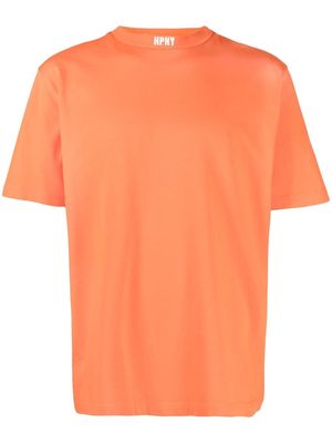 Heron Preston embroidered-logo neckline T-shirt - Orange
