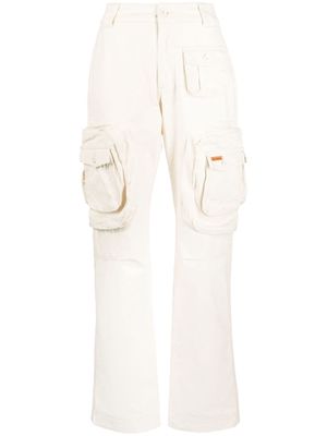 Heron Preston Ex-Ray canvas cargo trousers - White
